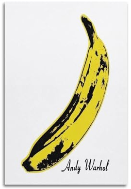 jocrynsi Andy Warhol Prints Pop-Art- und Vintage-Poster, Beige, Wandkunst, Poster, ästhetischer Leinwand-Kunstdruck, Heimdekoration für Schlafzimmer, Wohnzimmer, 20 x 30 cm, ungerahmter Stil