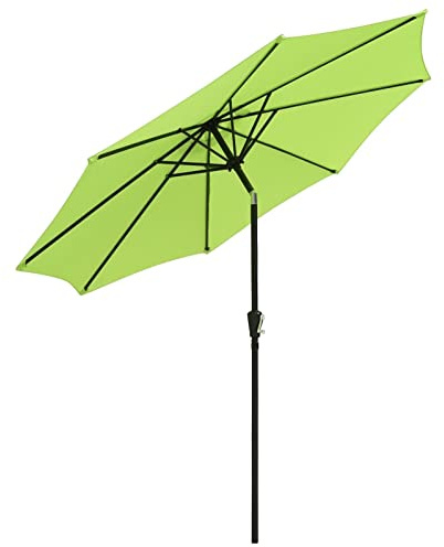 QYYZTQY extérieur Pare-Soleil Couverture d'auvent Vert Pomme 2,7 m Parasol de Patio