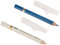 Prym 611626 weiß/blau Kreidestifte + Bürste, Holz, 2 Stück (1er Pack), 2