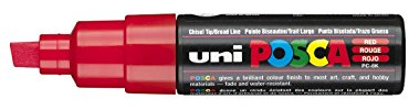 uni Posca PC8K Marker Red 9002202