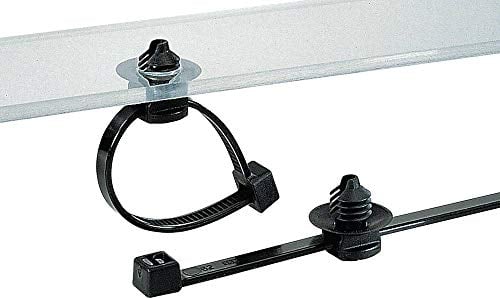HellermannTyton 150-31097 T30LFT6LG-PA66HS/PA66HIRHS-BK Kabelbinder 200mm 3.50mm Schwarz mit Spreiza