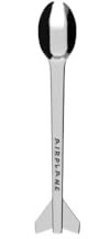 Villeroy und Boch Kid's Dining Breilöffel Airline, 18/10 Edelstahl, 185 mm