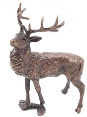Butler & Peach, massiv, Bronze Miniatur Hirsch