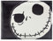 Tim Burton Nightmare Before Christmas Embossed Jack Skellington Noir Portefeuille