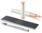 Parker Ingenuity 5th Technology Pen, Medium Point with Black Ink Refill 1931457 - Slim Pearl with Pink Gold Trim