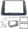 Sound Way Kit Montaggio Autoradio, Mascherina 2 DIN con Plancia, Adattatore Antenna, Chiavi di Smontaggio Compatibile con Fiat Panda 2002-2012