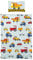 Kinderbettwäsche Baby Bettwäsche Microfaser 100x135 Baustelle 415398