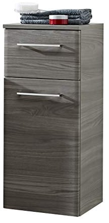 Pelipal - Peter - Unterschrank, 30 cm, 1-türig, 1 Schubkasten, 1 Einlegeboden - Badmöbel - Front u. Korpus in Sangallo Grau quer