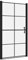 vidaXL Porte de Douche Ecran de Douche Accessoire de Salle de Bain Pario de Douche Cabine de Douche Maison Intérieur Verre Trempé 100x178 cm Noir