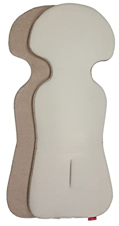 ByBoom Basics Baby Sitzauflage, Sitzeinlage 77x32 cm, Baumwoll- und Frotteeseite, für Babyschale, Autositz (z.B. Maxi-Cosi, Britax-Römer, Cybex), Kinderwagen, Buggy, Fahrradanhänger - Made in EU