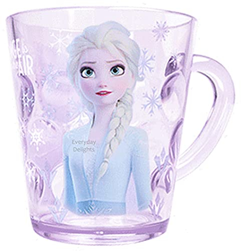 Disney Frozen Queen Elsa Purple Durable ABS Plastic Cup, 250ml