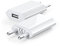 (2 Pack) Prise USB, Embout Chargeur US B. Secteur 5V 1A, Adaptateur Secteur Compatible avec iPhone, IPad, IPod, Android, Xiaomi, Samsung, Huawei, S Ony, LG,tablettes, MP3 Bloc US B, Prise électrique
