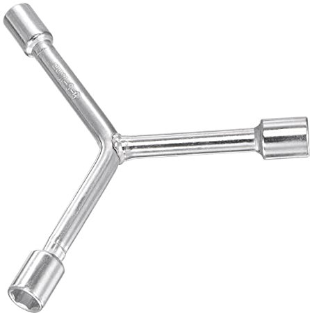 sourcing map Y Tipo 3 Vías Hexagonal Tubo Llave, 8mm 9mm 10mm Combinación Reparación Llave Herramienta, 3 Pulgadas