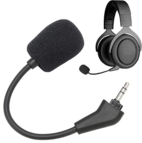 Yunseity Ersatz-Spielmikrofon Passend für Corsair HS50 HS60 HS70 HS70 SE Ersatz-Gaming-Mikrofon mit Geräuschunterdrückung, Klares Spielmikrofon