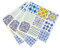 Talking Tables Marokkanische blaue Servietten | kräftige, bunte recycelbare Papierservietten für Decoupage, umweltfreundliches Einweg-Partygeschirr für Sommer, Geburtstag, 20 Stück