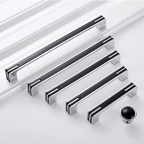 Guolich 2 Pcs Hole Centers 7.55 Inch(192mm) Kitchen Drawer Handle Door Cabinet Pulls Stainless Steel Handle Modern Brushed Brass Hardware for Wardrobe Bathroom Dresser