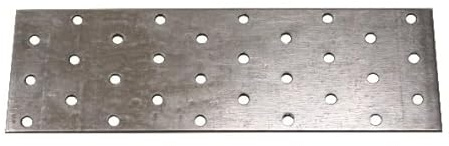 Lochplatten 120 x 200 mm Stahl feuerverzinkt 10 Stk- Platte gelocht Winkelverbinder Balkenverbinder Verbinder