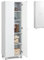 COSTWAY 187cm Tall Kitchen Cupboard, 2-Door Buffet Pantry Storage Cabinet with Adjustable Shelves, Elevated Feet & Anti-tipping Device, Freestanding Sideboard Organizer Unit for Dining Room (White)