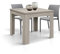 PAZZO DESIGN Tavolo Allungabile Sabine, Olmo Perla, Nobilitato Melaminico, Tavolo Cucina, Tavolo Sala Da Pranzo, Tavolo Soggiorno, Made in Italy, 90x90 cm - id_1903