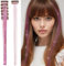 6 Stück Glitzer Haarsträhnen Lametta 20.5 Zoll Clip in Hair Tinsel Hair Extensions Glitter Girls Zubehör für Frauen Mädchen Haar Styling Festival Party Geschenk（Rosa）