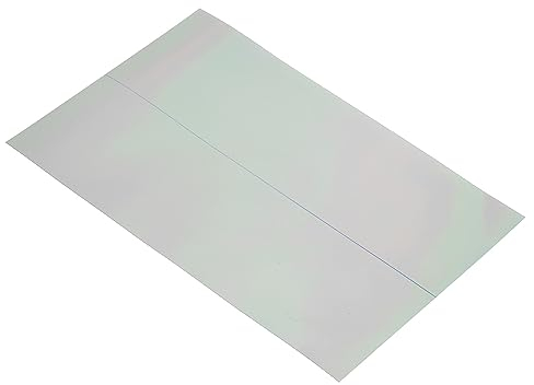 PATIKIL 20x30cm Polarisierte Folie Blätter Kleber Polarisator Linearer Polfilter für Bildschirm Fotografie Beleuchtung 90°