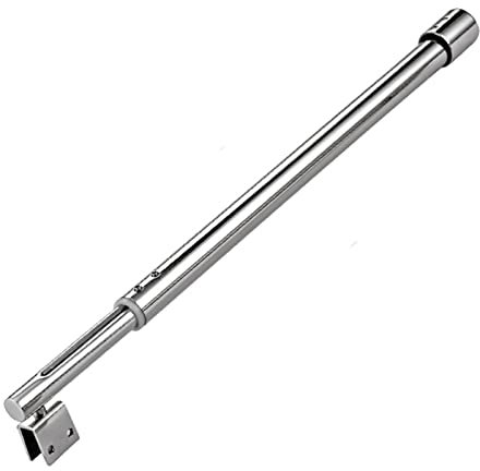 FVRTFT Barra di supporto in vetro per doccia, barra telescopica per schermo doccia, vetro a parete, 25 mm, adatto per 8 mm-12 mm, braccio di supporto in acciaio inossidabile, cabina doccia per cabi