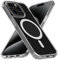 X-level für iPhone 15 Pro Hülle, kompatibel mit MagSafe, vergilbungsbeständig, Stoßfeste Kratzfeste Clear Rückseite, Durchsichtig Dünne Handyhülle Klar Case für iPhone 15 Pro, Transparent