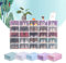 Brride Schuhboxen Stapelbar 20er Boxen-Set mit Sichtfenster Schuhkarton Deckel Schuhaufbewahrung Plastik Schuhbox Spielzeug-Box Box Aufbewahrungsbox 33×23×14 cm für Schuhe