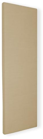 SILENT4® Schallabsorber Wand 114x33x5cm Akustikbild Akustikpaneele aus Akustikvlies, Klettverschluss- & Schraubmontage, messbar verbesserte Raumakustik durch Akustikplatten mit Stoffbezug in Beige