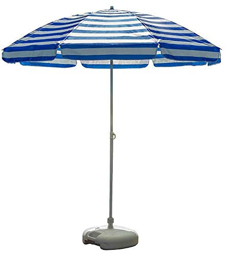 VBTJWRFE Garden parasols Beach Umbrella Parasol Patio Umbrella, 8 Metal Ribs Sunshade Umbrella For Swimming Pool, UV Protection & Str