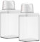 GYWHOOFT 1100 ml - Caja para almacenamiento del detergente en polvo, 2 unidades, contenedor para detergente en polvo, recipiente con dosificador de detergente para lavadora, multiusos en polvo sellado