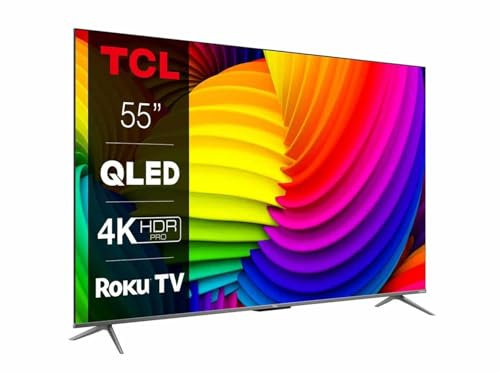 TCL 55RC630K 55-inch QLED Television, 4K Ultra HD, Roku TV (Smart TV with Dolby Vision & Audio, Onkyo Sound system, HDR 10+, compatible with Google assistant & Alexa)