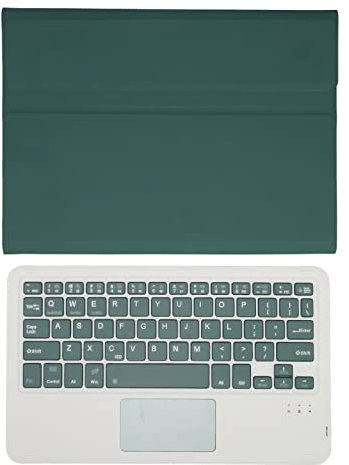 flexman Funda con Teclado para Galaxy Tab A8 de 10,5 Pulgadas 2022, Ángulo de Visión Ajustable, Teclado de Tableta BT Desmontable Inalámbrico con Funda de TPU para SM X200 SM X205 (Pavé Tactile)