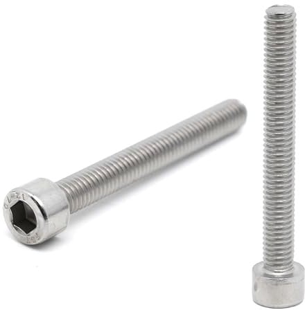 10x Vis CHC M6 x 50mm inox - Vis BTR en Acier Inoxydable A2 Six pans Creux Tête Cylindrique - DIN 912 tête ronde pour rondelle et écrou