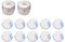 Drone Strobe Light Compatible for DJI NEO, Drone Night Flying Flash LED Anti Collision Night Flight Lights Drone Navigation Signal Mini Lamp Warning Lights Accessory (2 PCS)