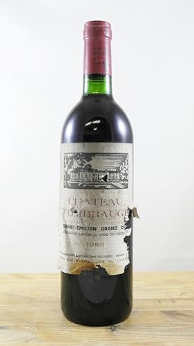 Château Fombrauge Bouteille de Vin Millésime 1986 EA