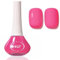 Hot Pink Nail Polish - Pink Nail Varnish - Summer Color Neon Pink Quick Dry Nail Varnish - Air Dry No Need UV Easy-Peel-Off Long Lasting Nail Polish DIY Nail Art Gifts for Women