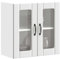 Xichuzi Küchen-Hängeschrank mit Glastür Lucca Weiß Holzwerkstoff, Hängeschrank Küche, Küchenschrank, Wall Cabinet, Oberschrank - 853907