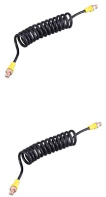ARTIBETTER 2stücke Hochdruck Pumpenadapter Für Luftkompressor Langlebige Spiralschlauch Verbindung Für Inflator Einfache Installation Und Design