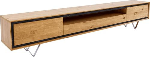 DELIFE TV-Board Stonegrace Eiche Natur 240 cm 2 Türen 1 Fach 2 Schübe