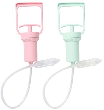 2 Stück Nasensauger Baby Mit Hand, Nasensauger Staubsauger, Nasal Congestion Relief Baby, Leicht Zu Reinigen & Reisefreundlich - Nasal Aspirator Sicher Für Babys, Kinder Und Erwachsene