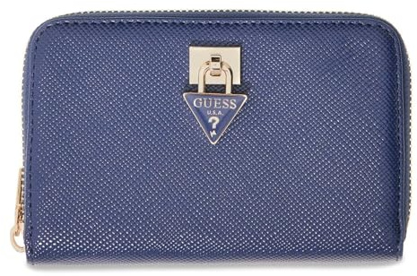 GUESS Geldbörse Patsie SLG Zip Around Wallet Navy dunkelblau
