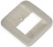 Busch-Jaeger 2539-212 Zentralscheibe für TAE-, UAE/TAE-Einsätze Cremeweiß Busch-Duro 2000 SI 2CKA001724A0434