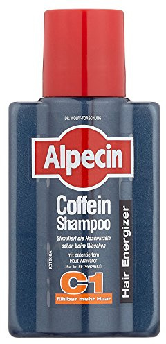 Alpecin Coffein-Shampoo C1-1 x 75 ml - Gegen erblich bedingten Haarausfall | Für fühlbar mehr Haar | Stärkt Haarwurzeln und Haarwuchs
