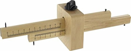Triuso Streichmass aus Buche Abstandsmesser Streichmaß