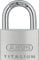 ABUS Vorhängeschloss Titalium 64TI/60 gl.-6608 - gleichschließend - Kellerschloss mit Schlosskörper aus Spezial-Aluminium - gehärteter Stahlbügel - ABUS-Sicherheitslevel 6