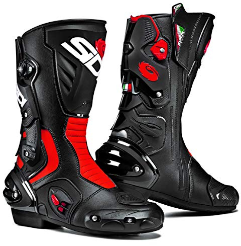 SIDI STIVALI VERTIGO 2 NERO ROSSO FLUO 42