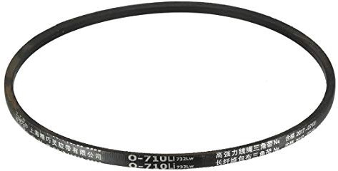 sourcing map O-710 Industrial Lawn Mower Rubber V Belt 710mm Inner Girth 10mm Width 6mm Height