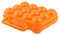 Boîte à œufs Jeffergarden, Boîte de stockage d'oeufs en Plastique Rectangulaire Orange, Double-face, 12 oeufs