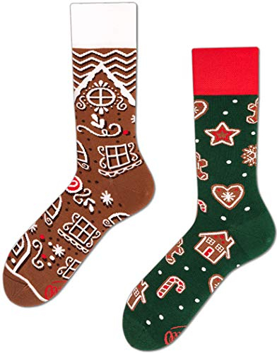 Many Mornings unisex Socken - The Gingerbread Man – Socken Weihnachten (43-46)